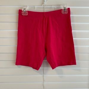 The brand is Gymboree. They are a size 12. Pink shorts.